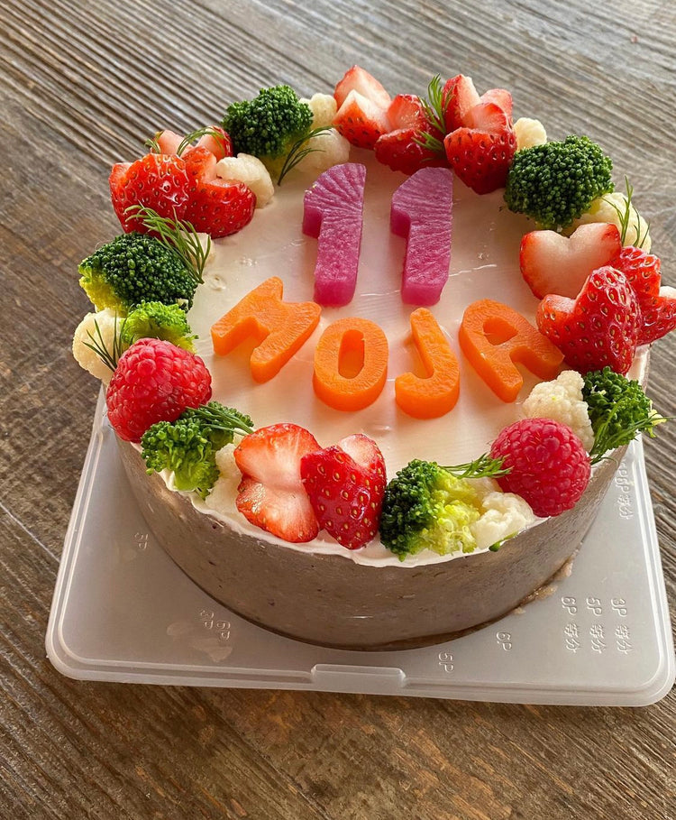 お祝いごはんケーキ