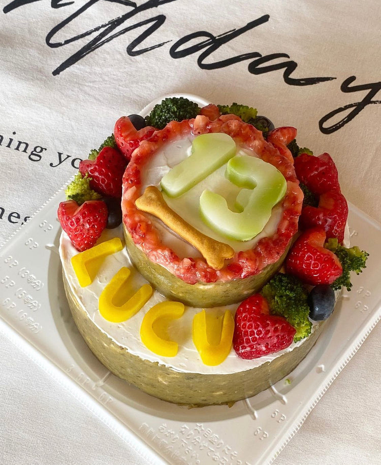 お祝いごはんケーキ