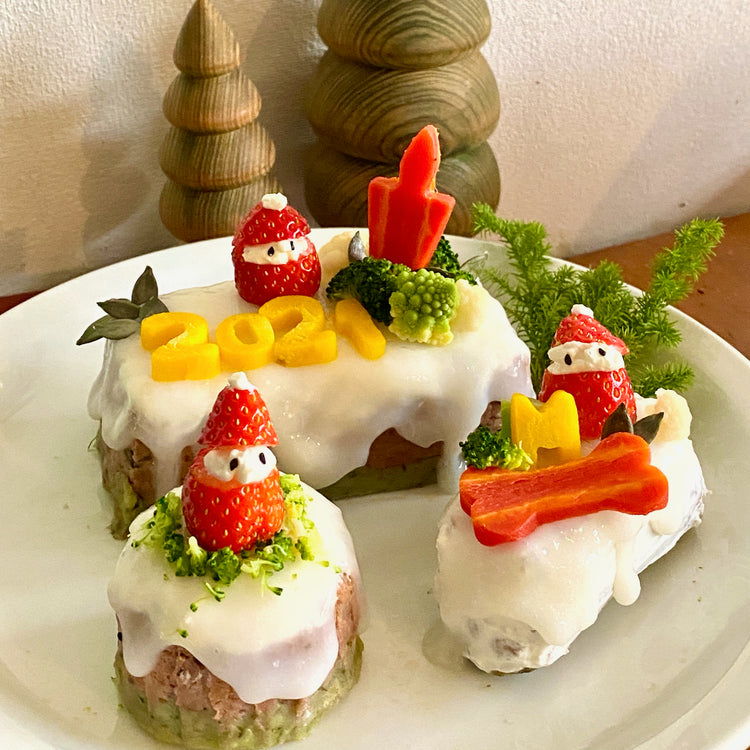 クリスマスごはんケーキのリモートワークショップ
